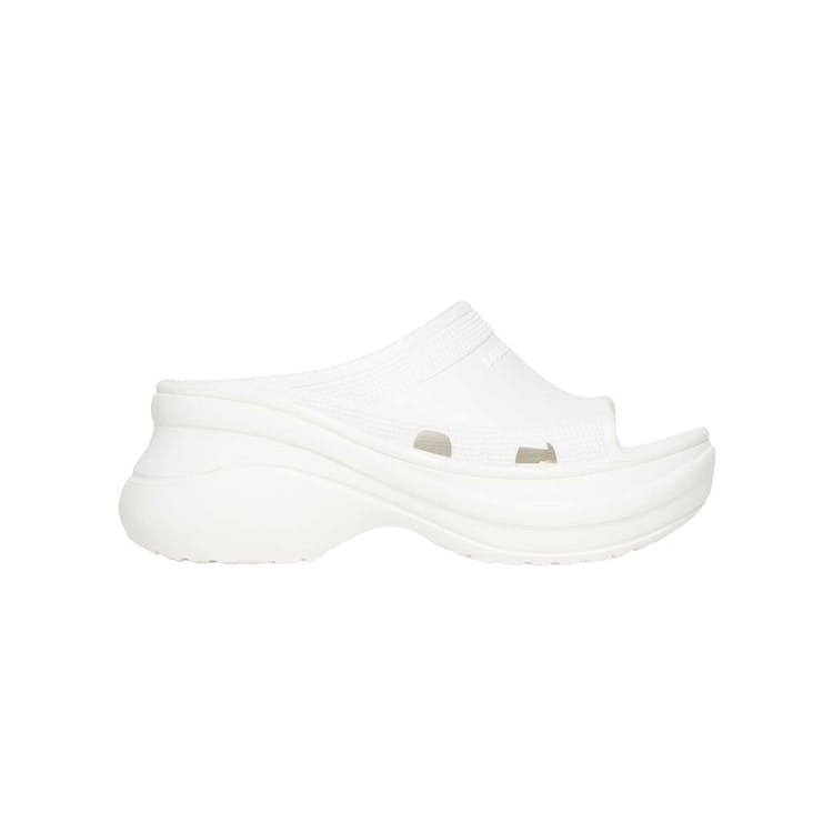 Image of Balenciaga x Crocs Pool Slide Sandals White (W)