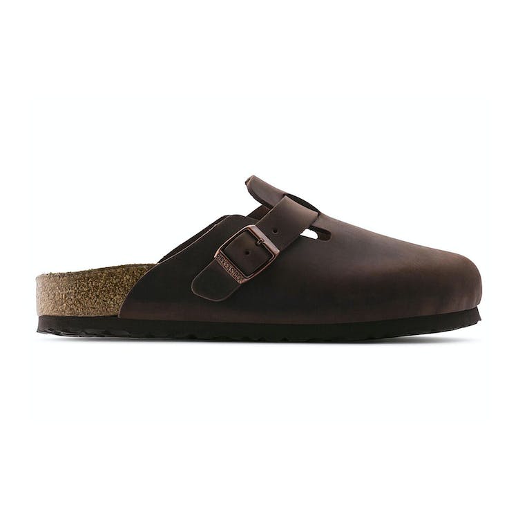 Image of Birkenstock Boston Soft Footbed Oiled Leather Habana Brown