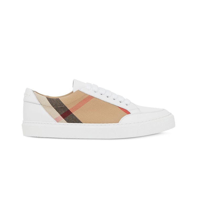 Image of Burberry House Check Sneakers Archive Beige White (W)