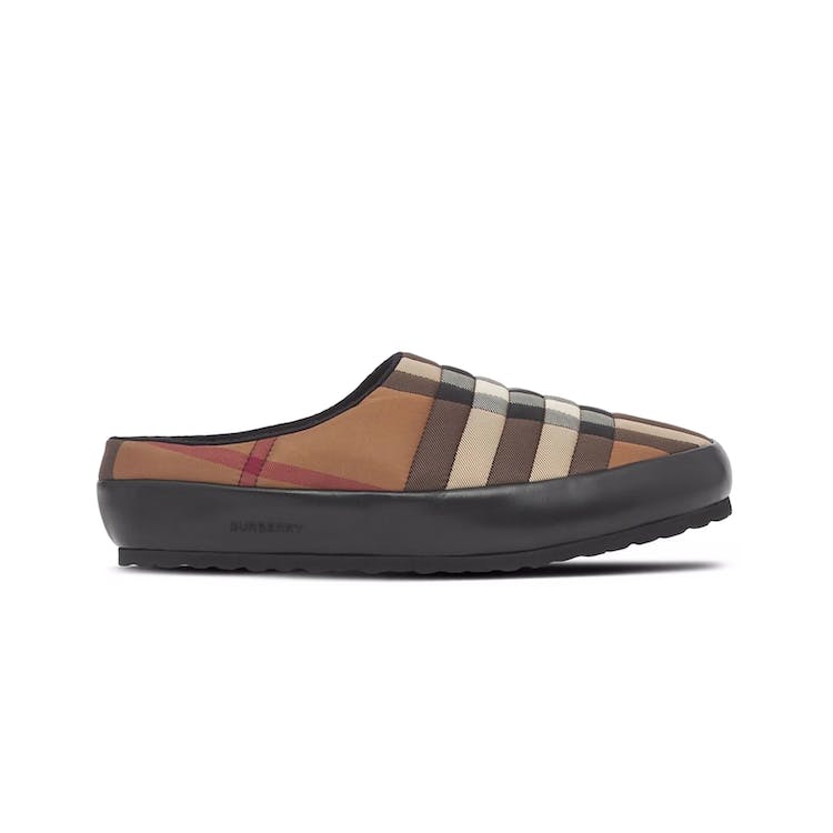 Image of Burberry Northaven Slipper Vintage Check Birch Brown