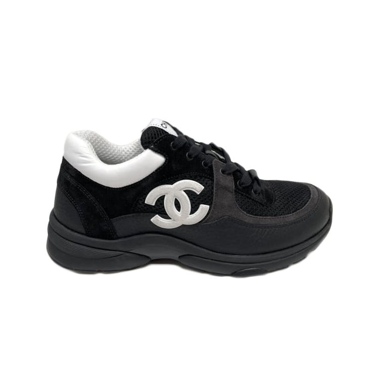 Image of Chanel Low Top Trainer Black White (W)