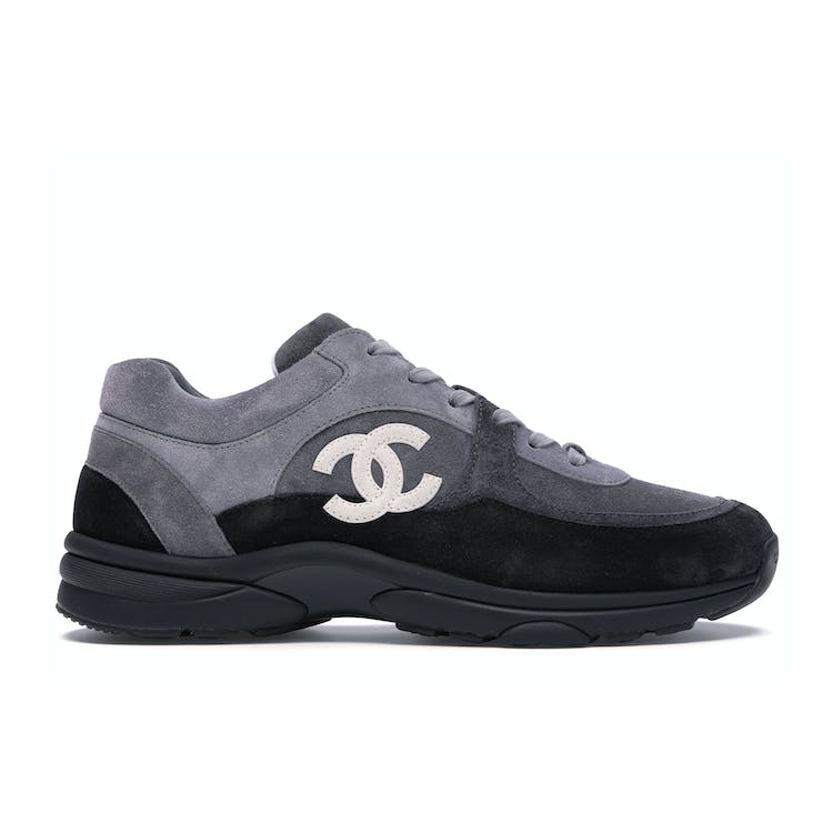Image of Chanel Low Top Trainer CC Grey