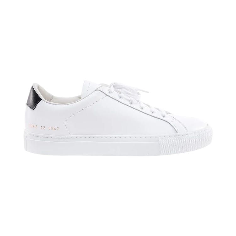 Image of Common Projects Retro Low White Black White