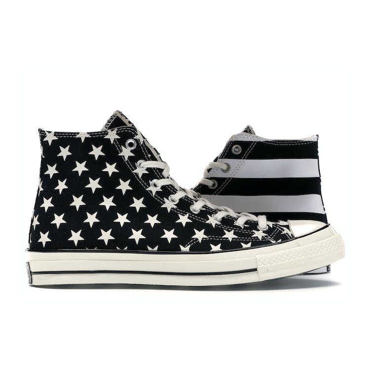Image of Converse Chuck 70 Archive Restructured Hi American Flag Black White