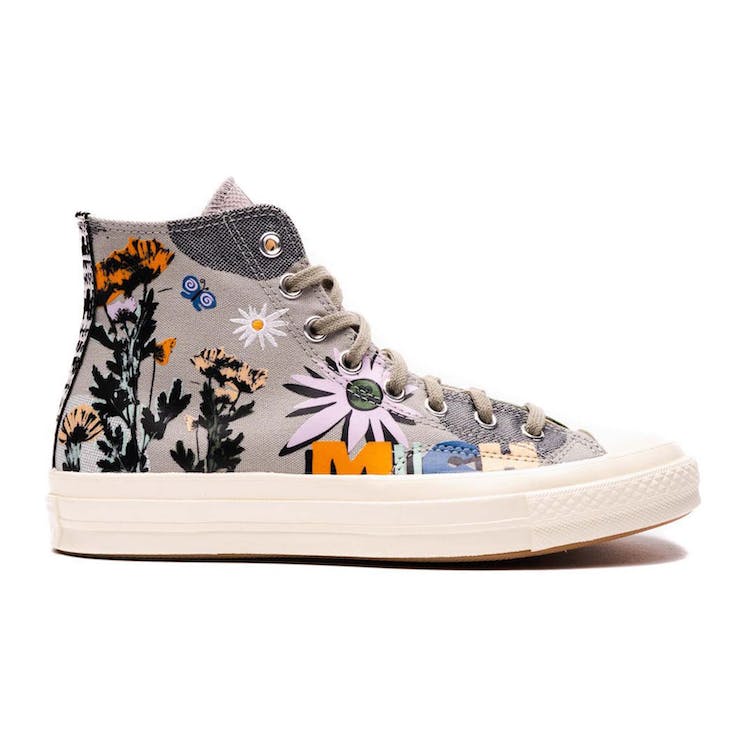 Image of Converse Chuck Taylor All-Star 70 Hi Floral Much Love Slate Egret