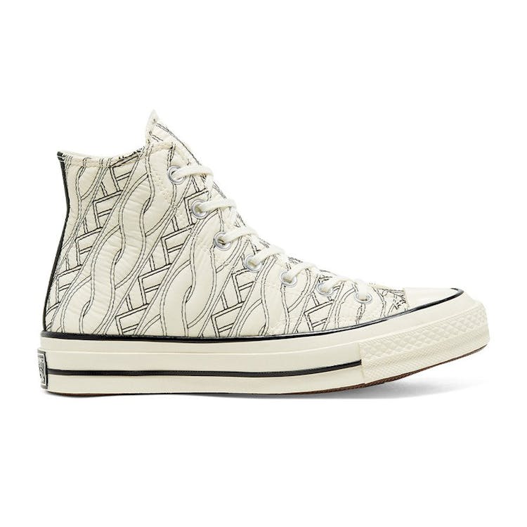 Image of Converse Chuck Taylor All-Star 70 Hi Runway Cable Knit Egret (W)