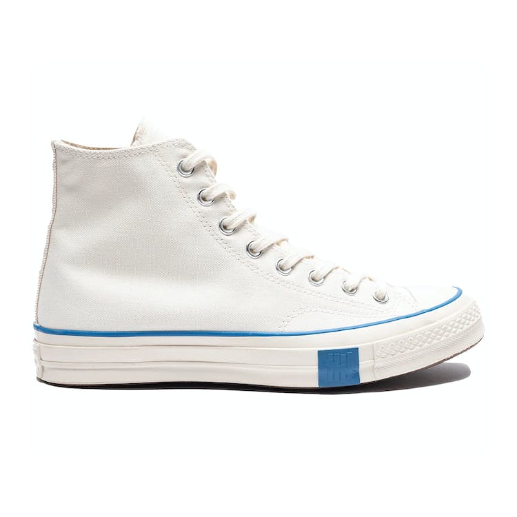 Image of Converse Chuck Taylor All-Star 70 Hi Undefeated Fundamentals Parchment Blue