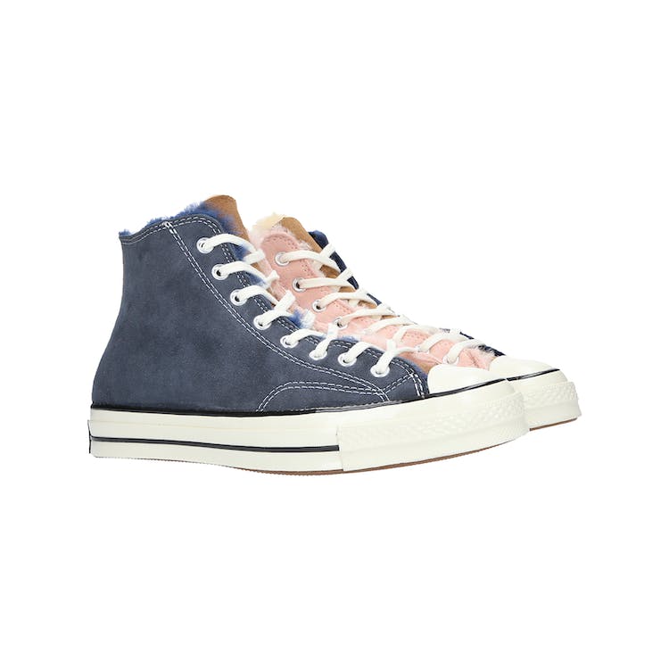 Image of Converse Chuck Taylor All-Star 70 High Navy Blue Baby Pink