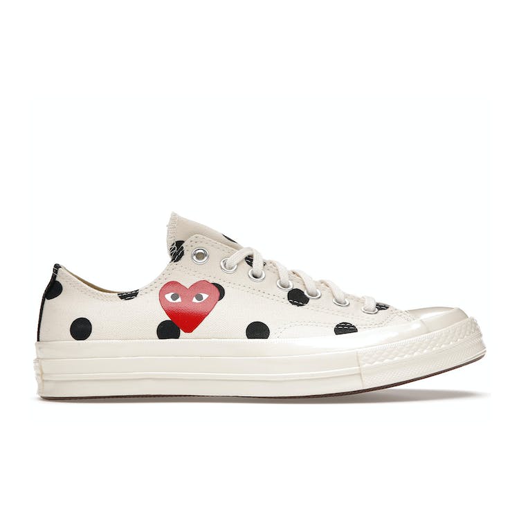Image of Converse Chuck Taylor All-Star 70 Ox Comme des Garcons PLAY Polka Dot White
