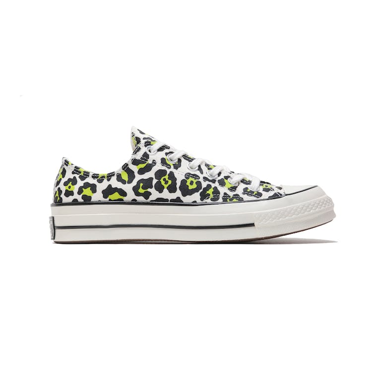 Image of Converse Chuck Taylor All-Star 70 Ox Leopard White Bold Lime