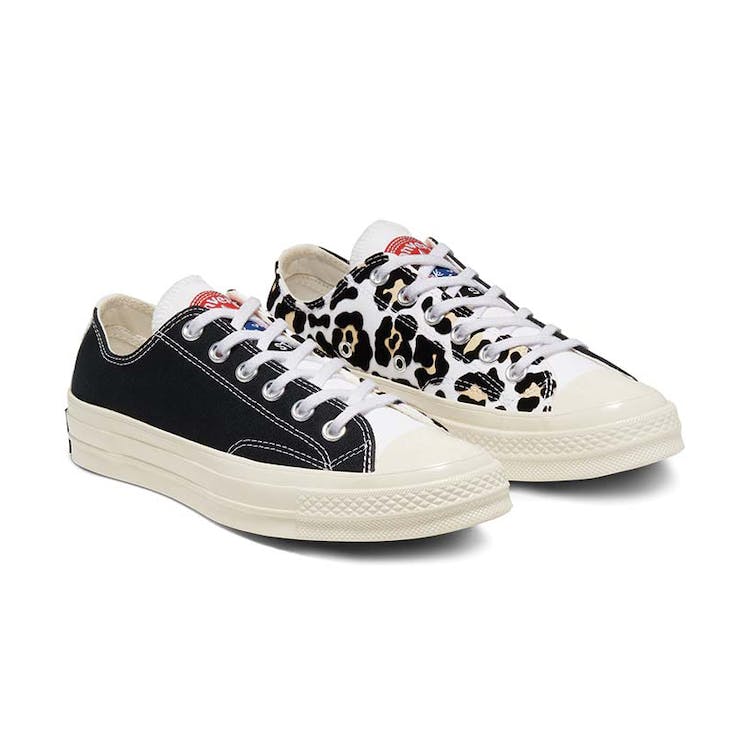 Image of Converse Chuck Taylor All-Star 70 Ox Logo Play Black Leopard