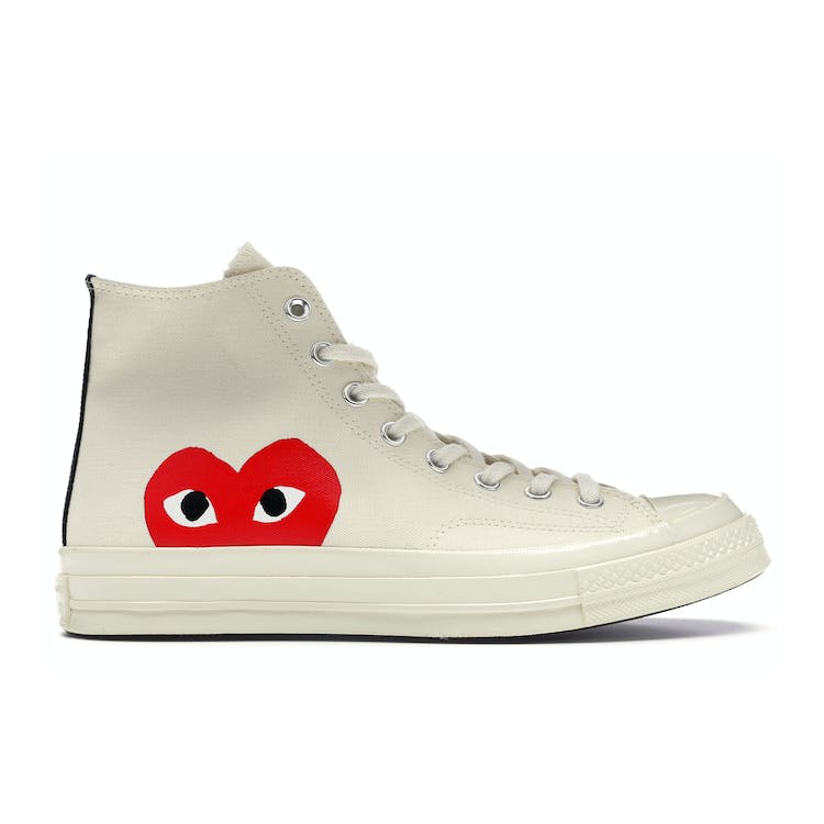 Image of Converse Chuck Taylor All-Star 70s Hi Comme des Garcons PLAY White