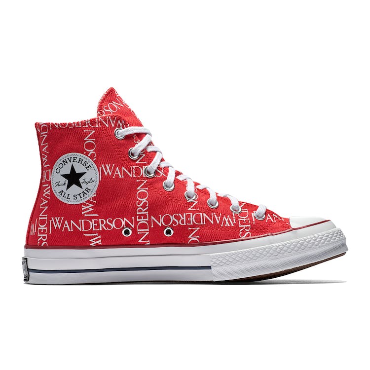 Image of Converse Chuck Taylor All-Star 70s Hi Grid JW Anderson Red
