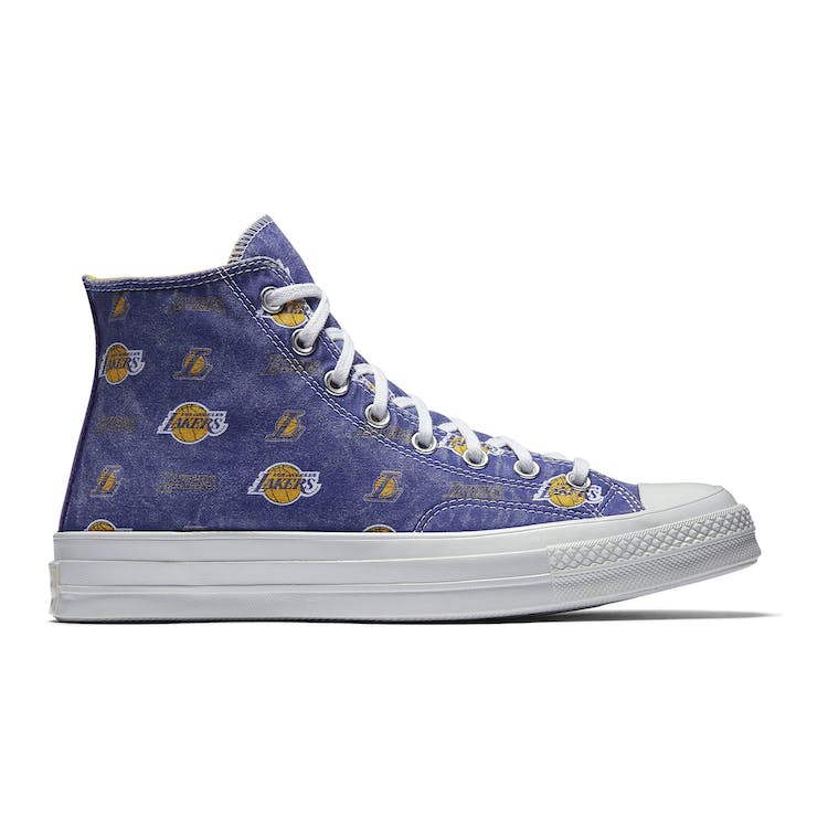 Image of Converse Chuck Taylor All-Star 70s Hi Los Angeles Lakers (Franchise)