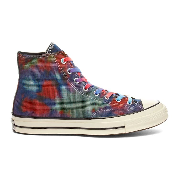 Image of Converse Chuck Taylor All-Star 70s Hi Tie Dye Plaid