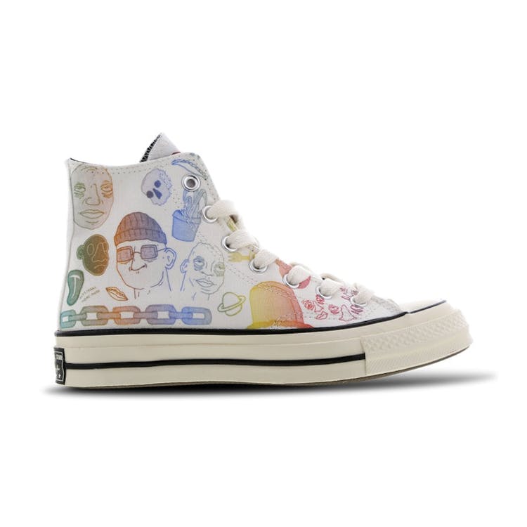 Image of Converse Chuck Taylor All-Star 70s Hi Tyler the Creator Artist Series White Multicolor