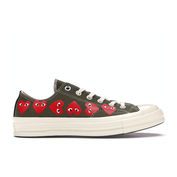Image of Converse Chuck Taylor All-Star 70s Ox Comme des Garcons Multi Heart Green