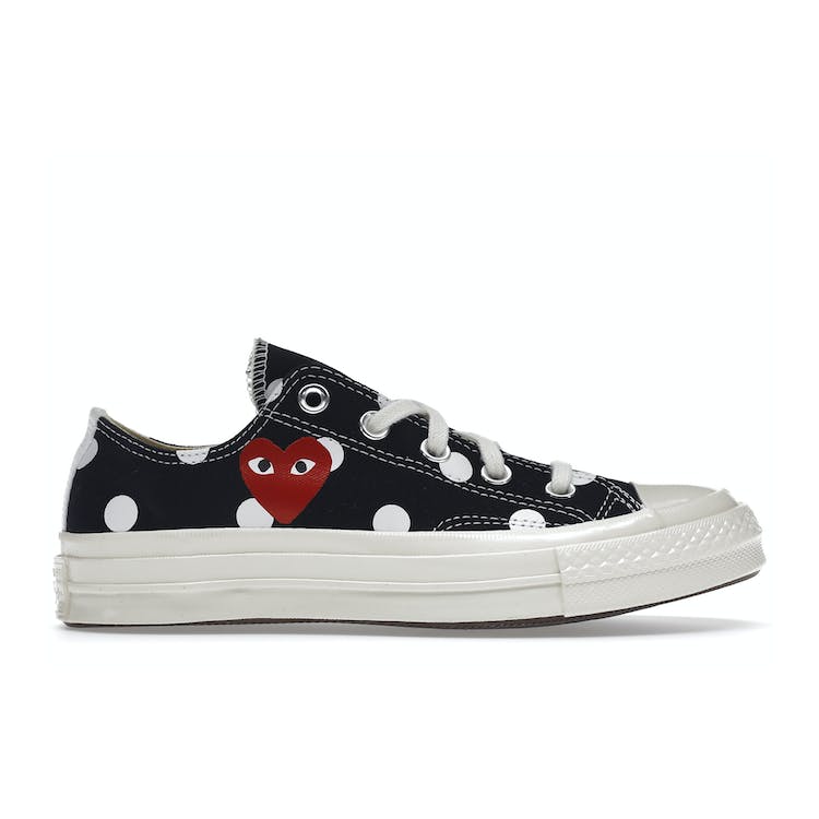 Image of Converse Chuck Taylor All-Star 70s Ox Comme des Garcons PLAY Polka Dot Black