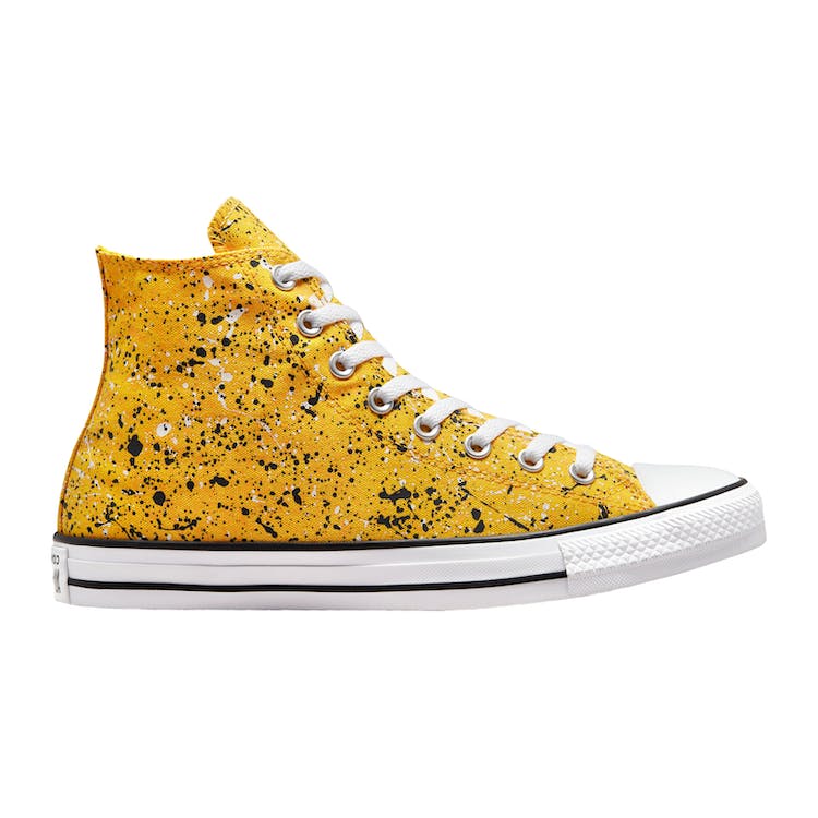 Image of Converse Chuck Taylor All-Star Hi Archive Paint Splatter Amarillo Yellow