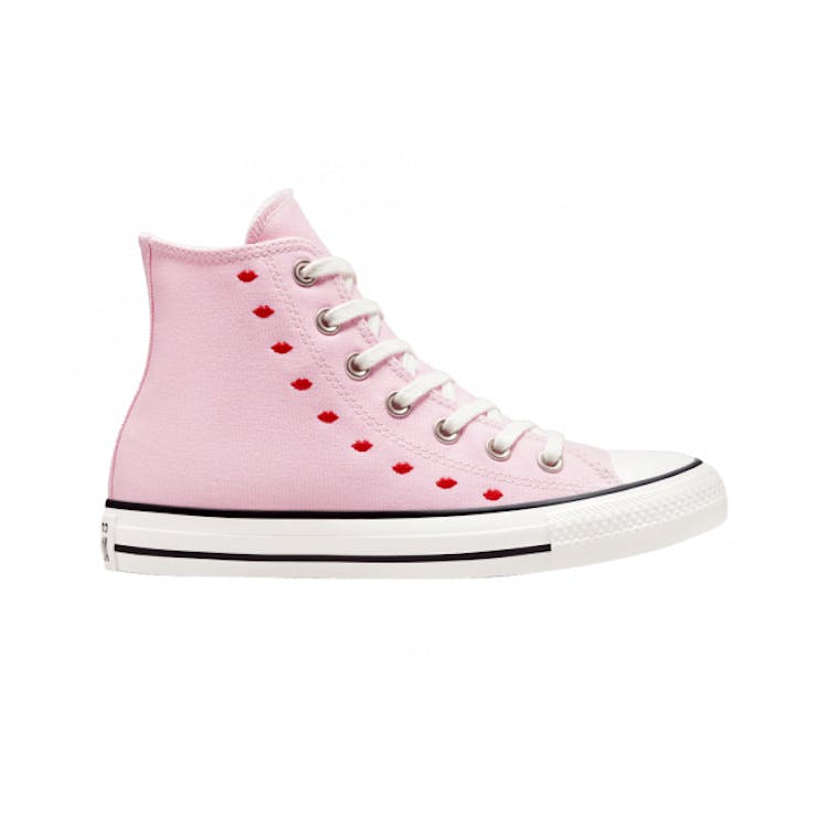 Image of Converse Chuck Taylor All-Star Hi Embroidered Hearts Pink (W)