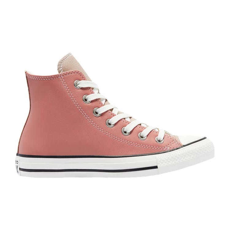 Image of Converse Chuck Taylor All-Star Hi Leather Neutral Tones Silt Red Rose