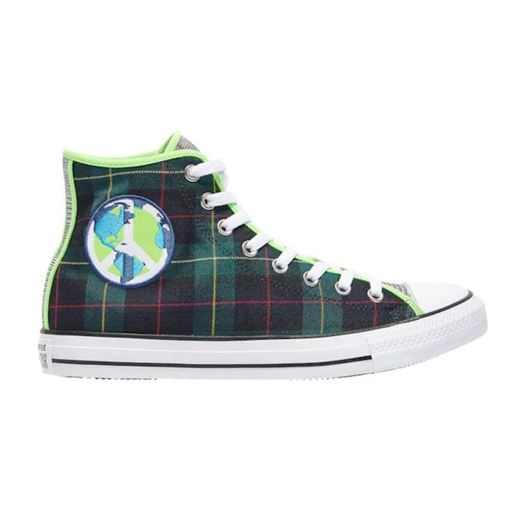 Image of Converse Chuck Taylor All-Star Hi World Peace Green Red