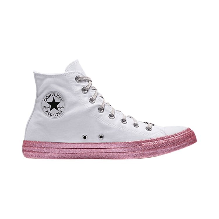 Image of Converse Chuck Taylor All-Star High Miley Cyrus White Pink