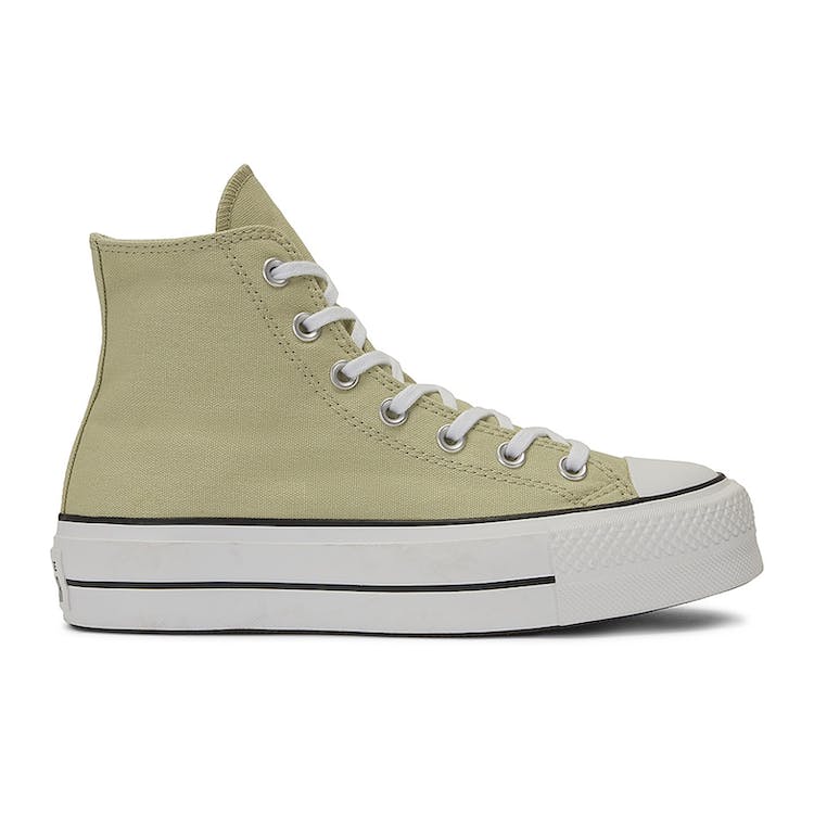 Image of Converse Chuck Taylor All Star Lift Platform Seasonal Color Olive Aura White (W)
