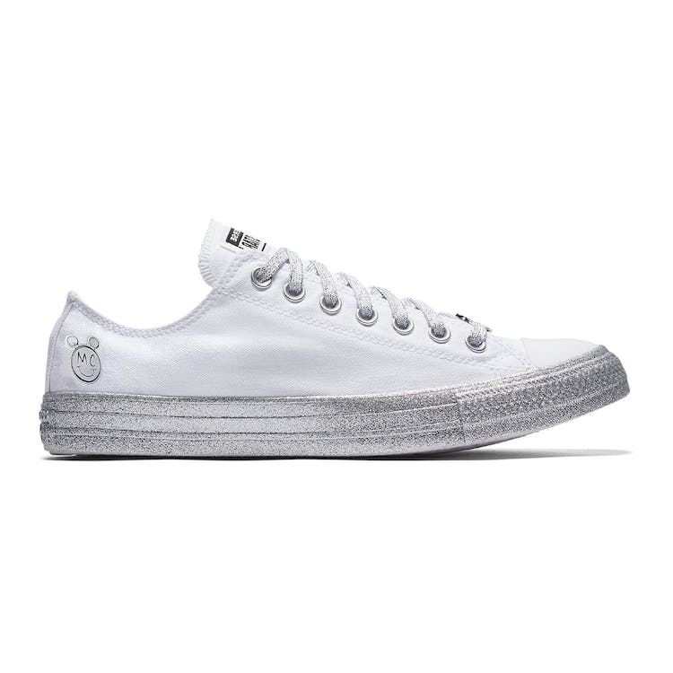 Image of Converse Chuck Taylor All-Star Low Miley Cyrus White Silver