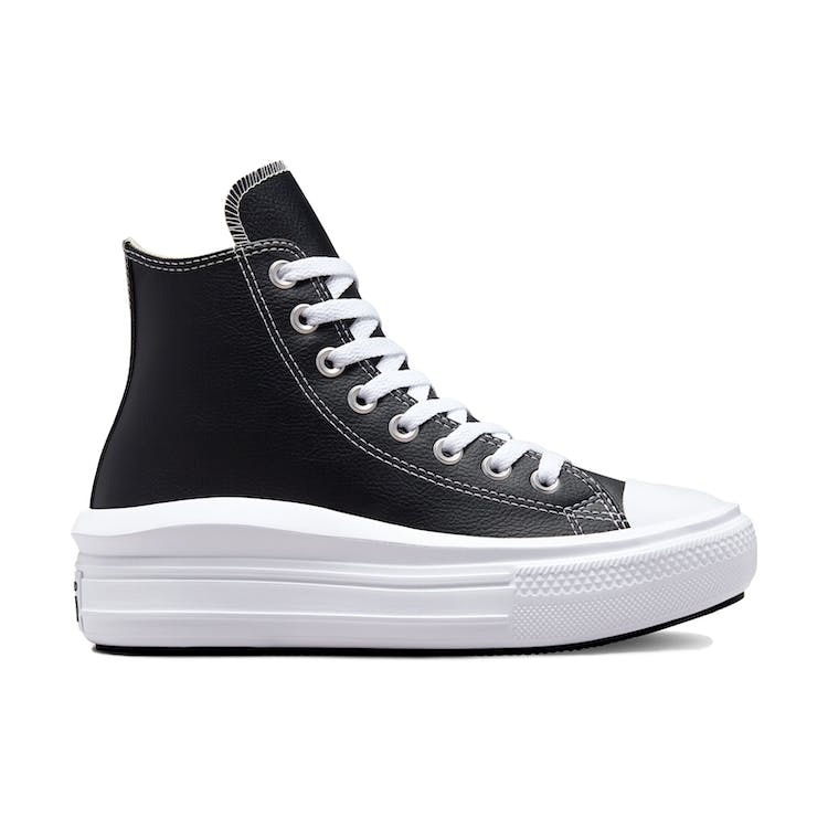 Image of Converse Chuck Taylor All-Star Move Platform Foundational Leather Black White