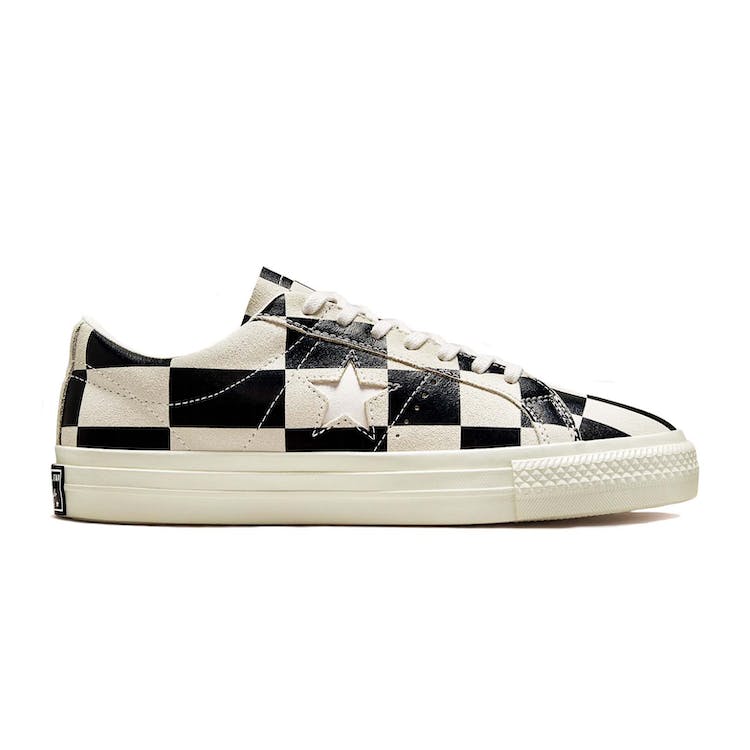 Image of Converse One Star Ox Blocked Warped Board Black