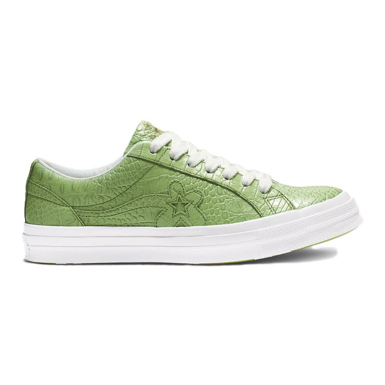 Image of Converse One Star Ox Golf Le Fleur Faux Skin Green