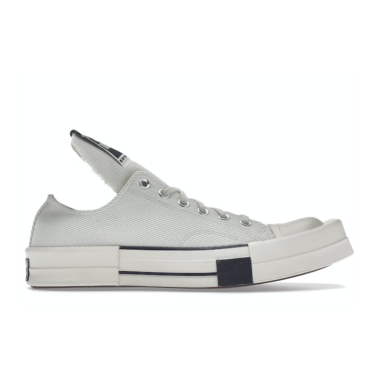 Image of Converse TURBODRK Chuck Taylor All-Star 70 Ox Rick Owens DRKSHDW White