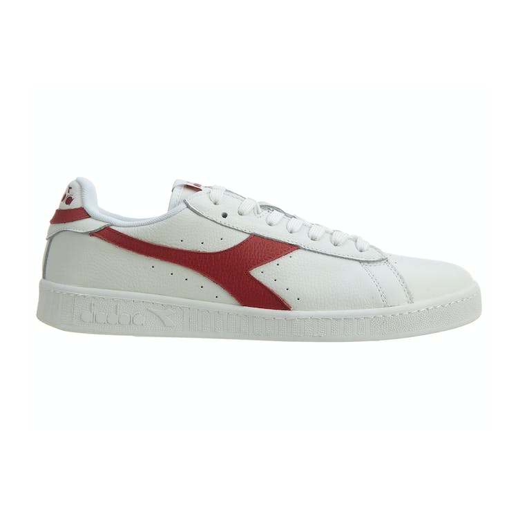 Image of Diadora Game L Low Waxed White/Chilli Peppers/White