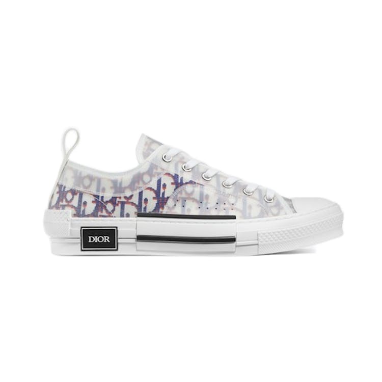 Image of Dior B23 Low Top Red Blue Oblique