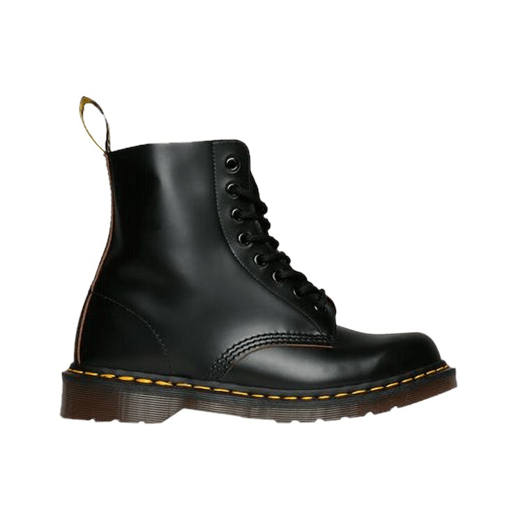 Image of Dr. Martens 1460 Vintage Made In England Lace Up Boot Black Quilon
