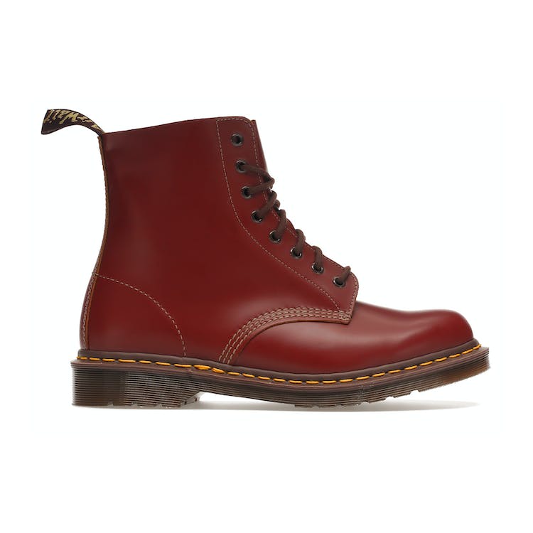 Image of Dr. Martens 1460 Vintage Made In England Lace Up Boot Oxblood Quilon