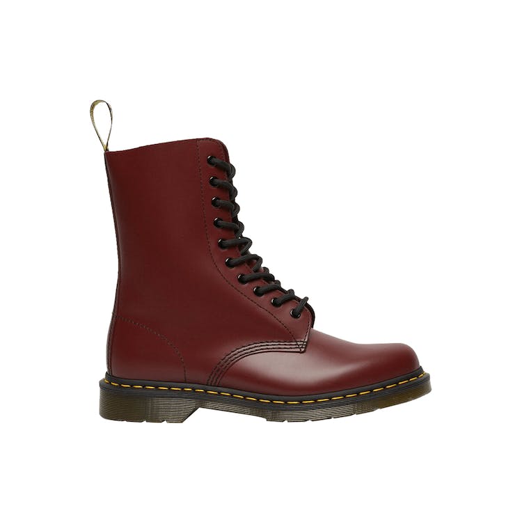 Image of Dr. Martens 1490 Mid Calf Boot Cherry Red