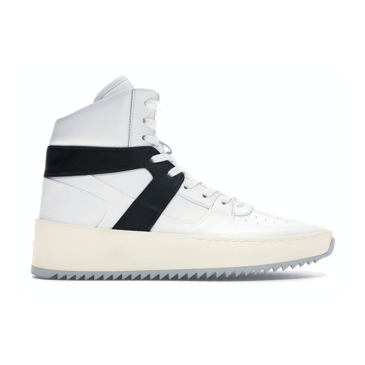 Image of Fear Of God Basketball Sneaker Leather White Black