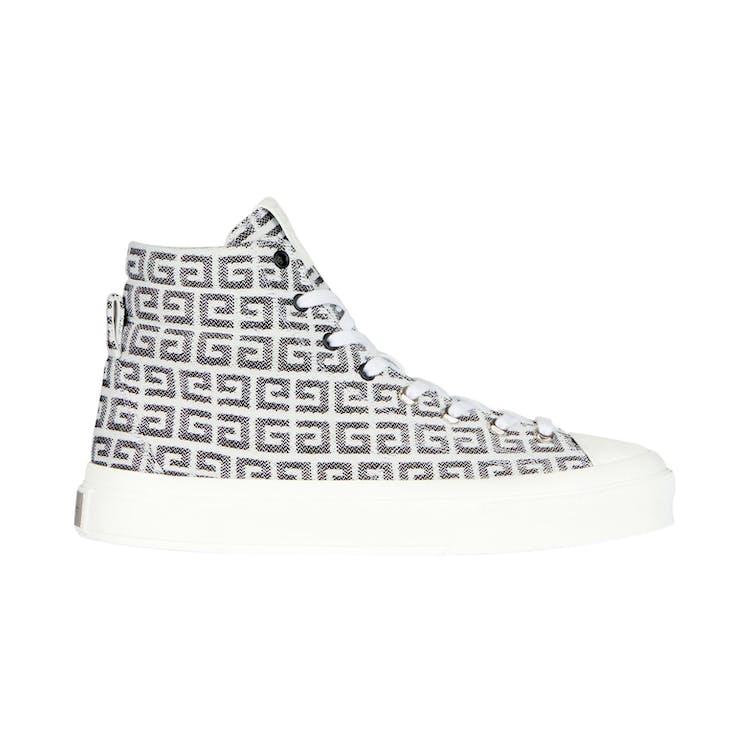 Image of Givenchy City High-Top In 4G Black White