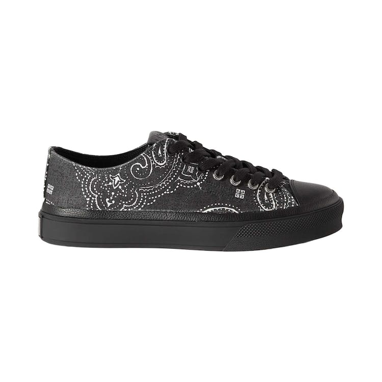 Image of Givenchy City Low-Top In 4G Bandana Black White
