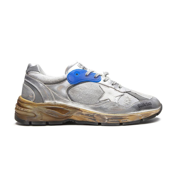 Image of Golden Goose Dad-Star Silver White Blue Grey