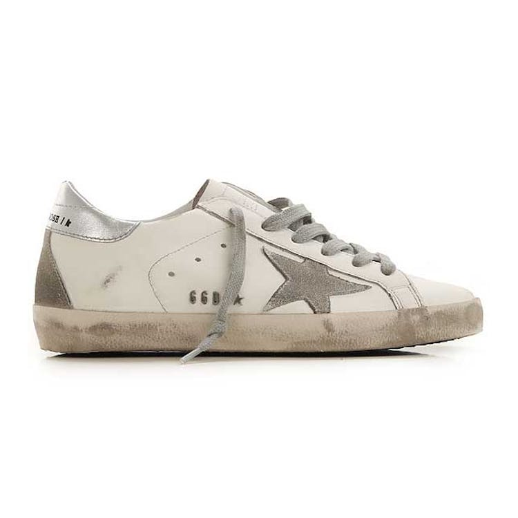 Image of Golden Goose Super-Star White Silver (W)