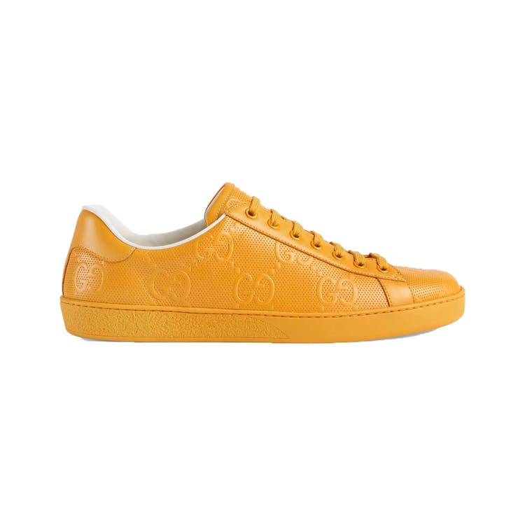 Image of Gucci Ace GG Embossed Yellow