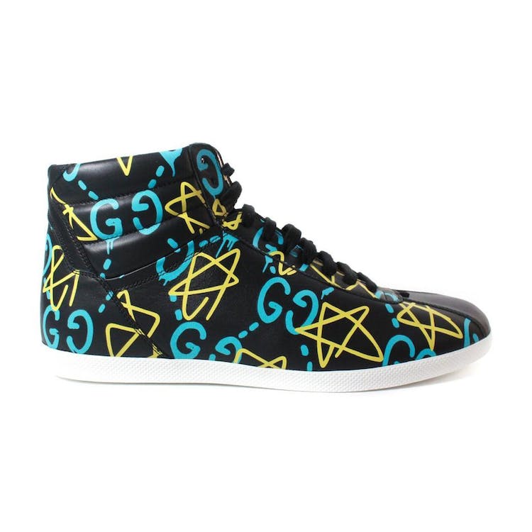 Image of Gucci Ace High-Top Graffiti Ghost Stars