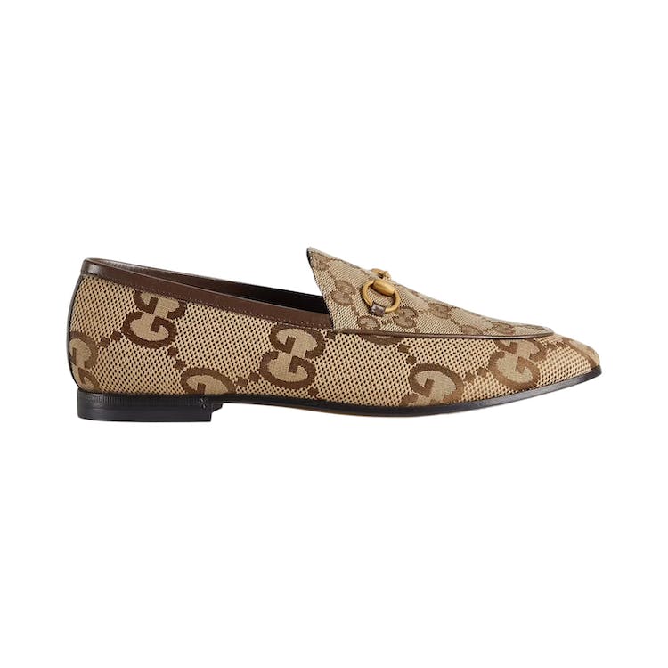 Image of Gucci Jordaan Loafer GG Canvas