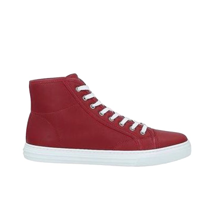 Image of Gucci Leather High Red White