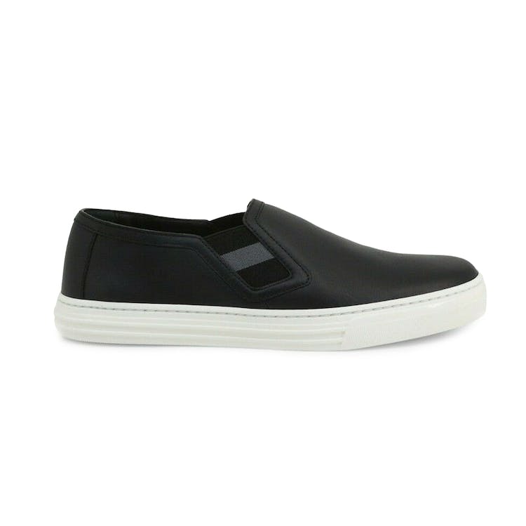 Image of Gucci Leather Low Black White (W)