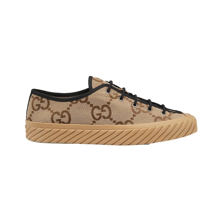 Image of Gucci Maxi GG Low Top Beige Ebony
