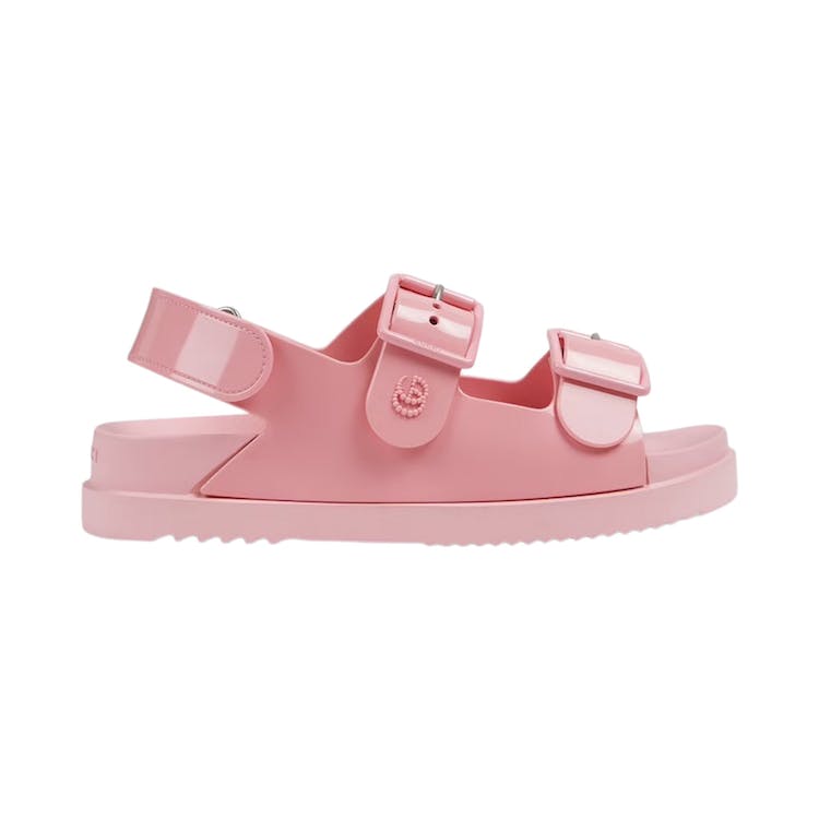 Image of Gucci Mini Double G Sandal Pastel Pink Rubber